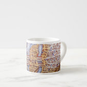 Paris Street Map Espresso Kop (Voorkant rechts)