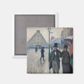  Paris Street op een regenachtige dag Magneet (Voorkant / Achterkant)