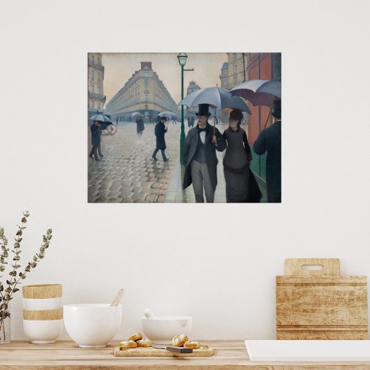 Paris Street Poster (Keuken)