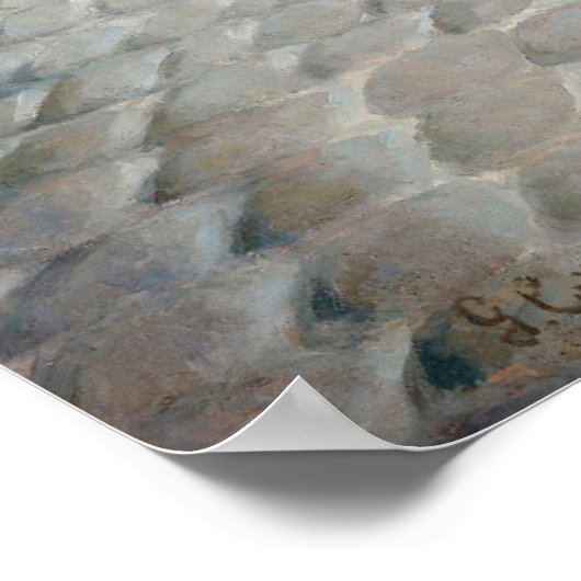 Paris Street Rainy Day (1877) Poster (Hoek)