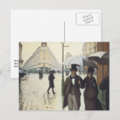 Paris Street, Rainy Day Briefkaart (Voorkant / Achterkant)