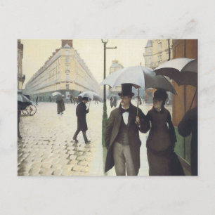 Paris Street, Rainy Day Briefkaart