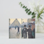 Paris Street; Rainy Day Briefkaart (Staand voorkant)