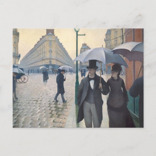 Paris Street; Rainy Day Briefkaart (Voorkant)