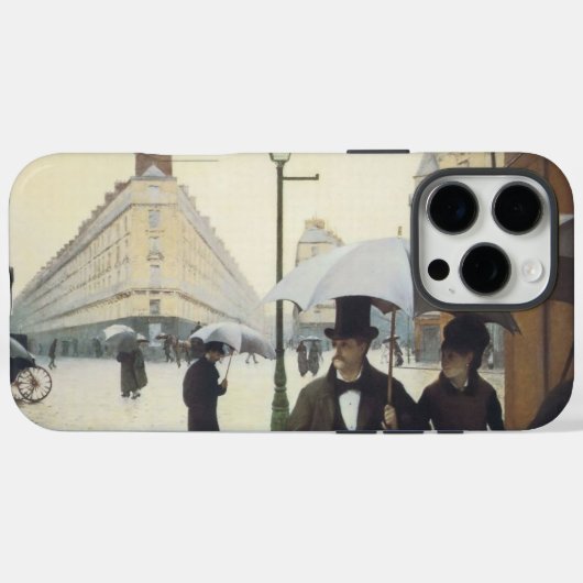 Paris Street Rainy Day Case-Mate iPhone Case (Achterkant (horizontaal))