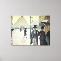 Paris Street, Rainy Day door Caillebotte