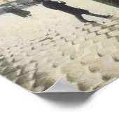 Paris Street, Rainy Day door Caillebotte Poster (Hoek)