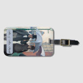 Paris Street; Rainy Day door G. Caillebotte, Art Bagagelabel (Voorkant (horizontaal))