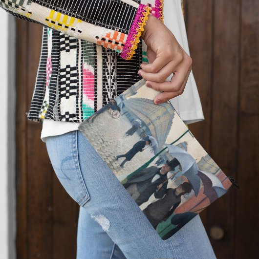 Paris Street; Rainy Day door G. Caillebotte, Art Etui