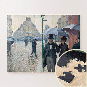 Paris Street; Rainy Day door G. Caillebotte, Art Legpuzzel