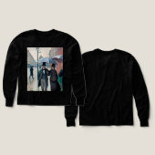 Paris Street Rainy Day door Gustave Caillebotte (Voorkant /achterkant)