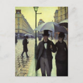 Paris Street Rainy Day door Gustave Caillebotte Briefkaart (Voorkant)