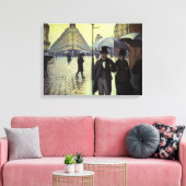 Paris Street Rainy Day door Gustave Caillebotte Canvas Afdruk (Insitu (Woonkamer))