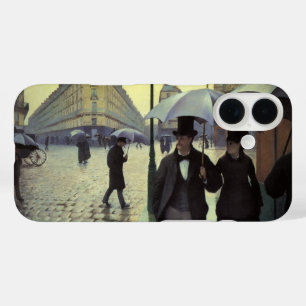 Paris Street Rainy Day door Gustave Caillebotte iPhone 16 Hoesje