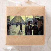 Paris Street Rainy Day door Gustave Caillebotte Etiket (Insitu)