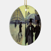 Paris Street Rainy Day door Gustave Caillebotte Keramisch Ornament (Rechts)