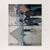 Paris Street Rainy Day door Gustave Caillebotte Legpuzzel (Verticaal)