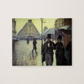 Paris Street Rainy Day door Gustave Caillebotte Legpuzzel (Horizontaal)