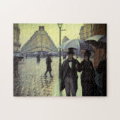 Paris Street Rainy Day door Gustave Caillebotte Legpuzzel (Horizontaal)