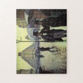Paris Street Rainy Day door Gustave Caillebotte Legpuzzel (Verticaal)