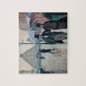 Paris Street Rainy Day door Gustave Caillebotte Legpuzzel (Verticaal)