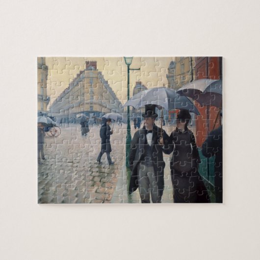 Paris Street Rainy Day door Gustave Caillebotte Legpuzzel (Horizontaal)