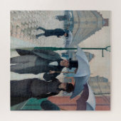 Paris Street Rainy Day door Gustave Caillebotte Legpuzzel (Horizontaal)