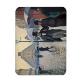 Paris Street Rainy Day door Gustave Caillebotte Magneet (Verticaal)