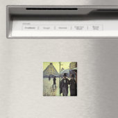 Paris Street Rainy Day door Gustave Caillebotte Magneet (Insitu (Vaatwasser))