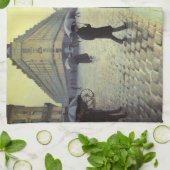 Paris Street Rainy Day door Gustave Caillebotte Theedoek (Gevouwen)