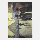 Paris Street Rainy Day door Gustave Caillebotte Theedoek (Verticaal)