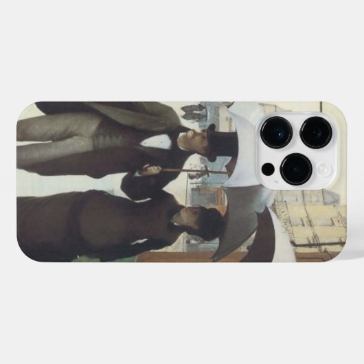 Paris Street Rainy Day iPhone Hoesje (Achterkant horizontaal)