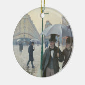 Paris Street Rainy Day Keramisch Ornament (Links)