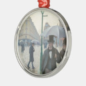 Paris Street Rainy Day Metalen Ornament (Links)