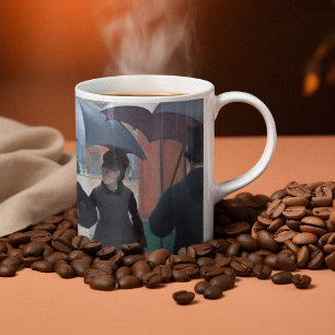 Paris Street; regenachtige dag door Gustave Caille Koffiemok