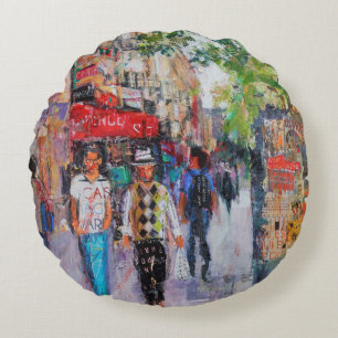 Paris Street Rond Kussen