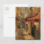 Paris Street Scene Briefkaart (Voorkant / Achterkant)