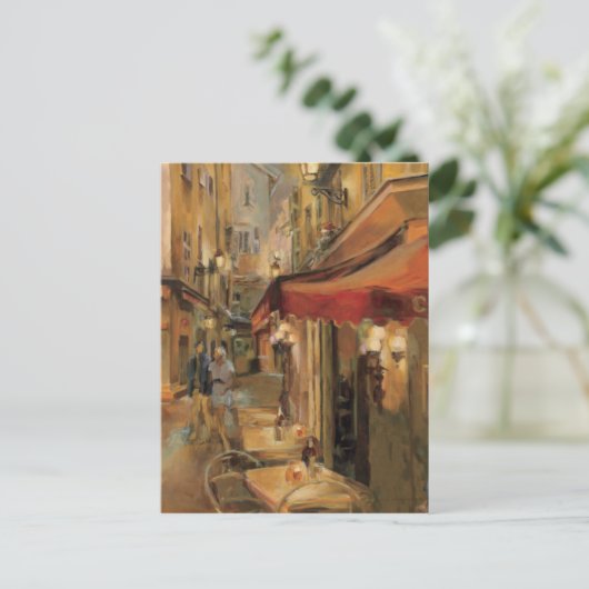 Paris Street Scene Briefkaart (Staand voorkant)