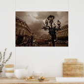 Paris Street Scene (I) Poster (Keuken)
