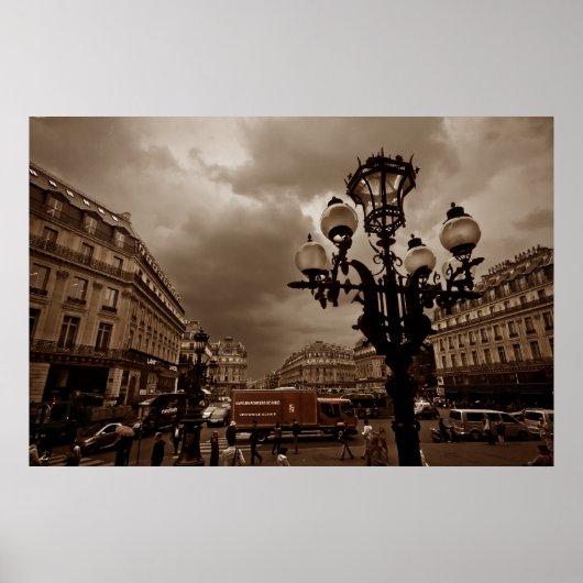Paris Street Scene (I) Poster (Voorkant)