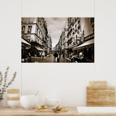 Paris Street Scene (III) Poster (Keuken)