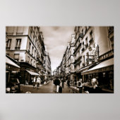 Paris Street Scene (III) Poster (Voorkant)
