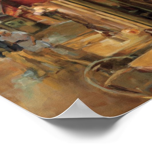 Paris Street Scene Poster (Hoek)