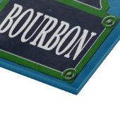 Paris Street Sign Rue Bourbon Placemat Snijplank (Hoek)