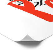 Paris Street Sketch Art Poster (Hoek)