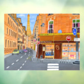 Paris Street Window Cling  Raamsticker (Vel 3)