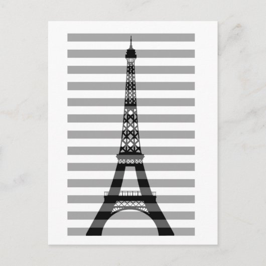 Paris Stripes Briefkaart (Voorkant)