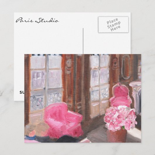 Paris Studio: Susan Payne-Trutna Briefkaart (Voorkant / Achterkant)
