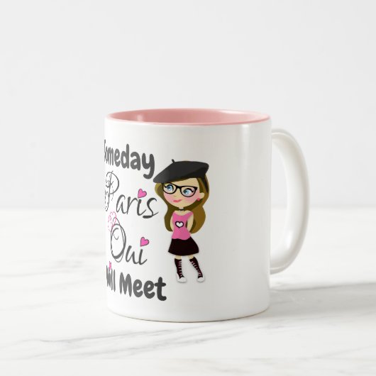 Paris Style TWO TONE MOK (Voorkant rechts)