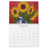 Paris' Sunflower Calendar Kalender (Feb 2026)